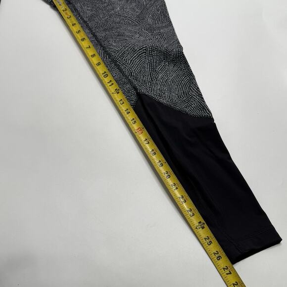 Lululemon Sz 10 Speed Wunder Tight Asym Free Spirit Ice Grey Black LW5CDYS $128 - Picture 8 of 14